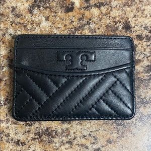 Brand New Black Tory Burch Card Holder